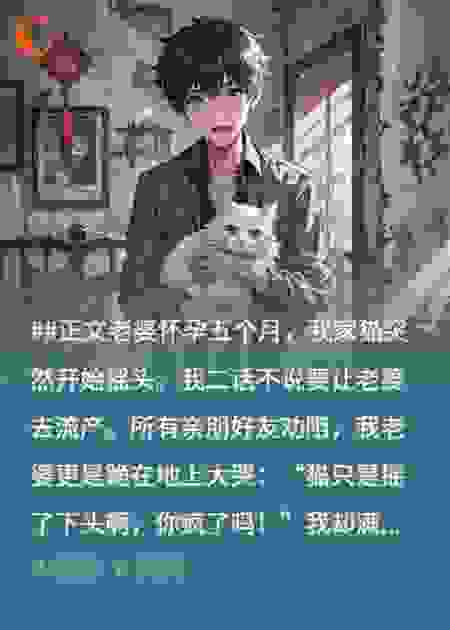 因为猫摇头，我要妻子打掉五个月的孩子