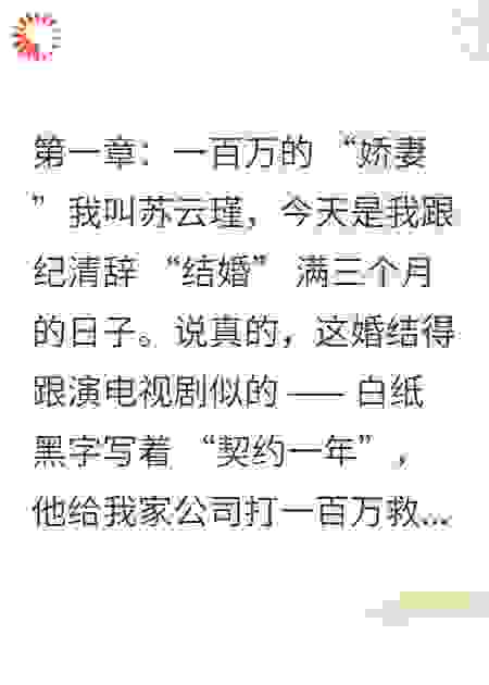 契约婚：纪总，夫人是顶级黑客“X”藏不住了！