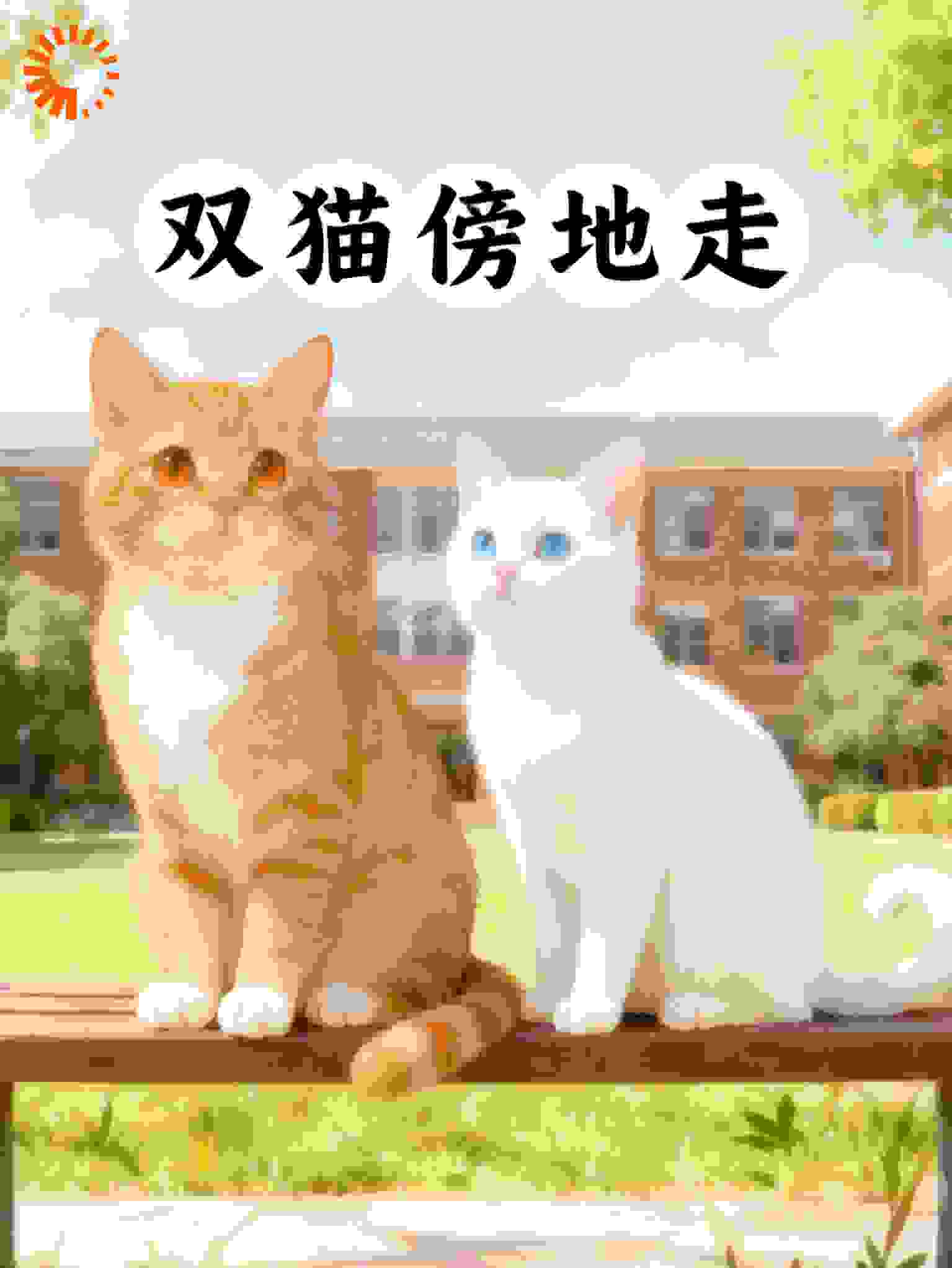 双猫傍地走