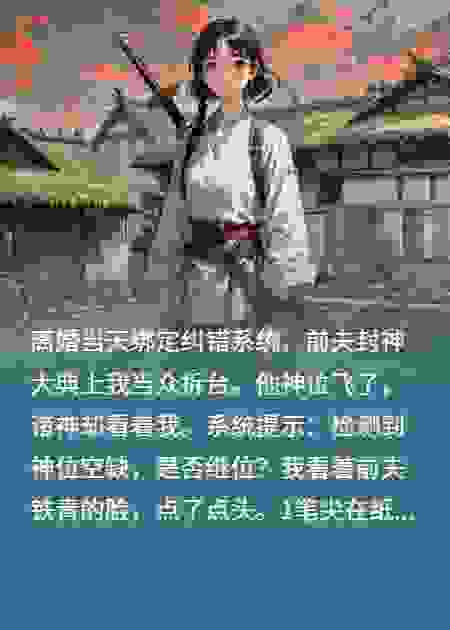 前夫封神时，我拆了他的台
