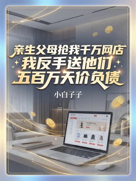 亲生父母抢我千万网店，我反手送他们五百万天价负债