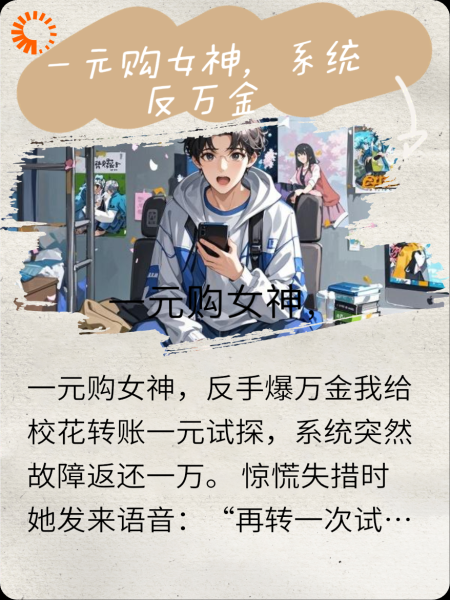 一元购女神，反手爆万金