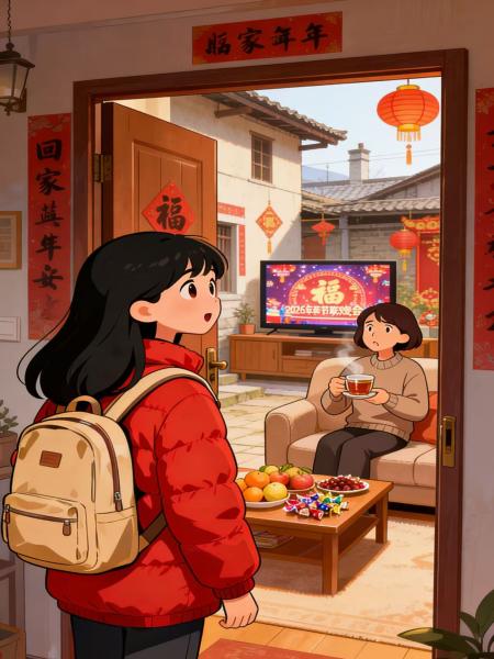 过年回家，妈妈去哪了